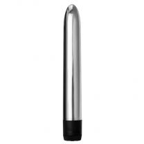 7-Inch Slim Silver Vibrator