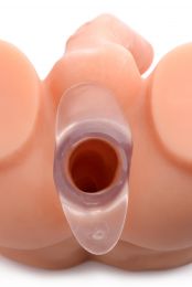 Clear View Hollow Anal Plug - XL