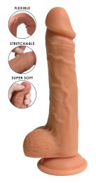 Easy Riders 9 inches Dual Density Dong With Balls