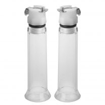 Acrylic Nipple Clitoral Cylinders Enlarger Enlargement Enhancement 1 Pair