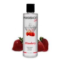 Passion Lubes 8 Oz Strawberry Licks Water Based Flavored Lubricant