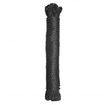 Premium Black Nylon Bondage Rope 50 Feet