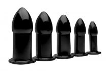 Expansion Anal Dilator Set Butt Plug Training Kit Black