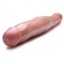 Sexflesh Realistic 13 Inch Double Dong Includes Small And Large Smooth Material