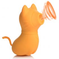 Sucky Kitty Silicone Clitoral Stimulator - Orange